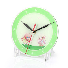 Decorative Clock Anime Desk Crystal Metal Clock Acrylic Clock Gift